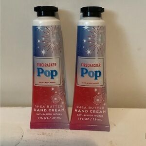 QTY 2 Bath & Body Works FIRECRACKER POP Shea Butter Hand Cream TRAVEL SIZE 1oz
